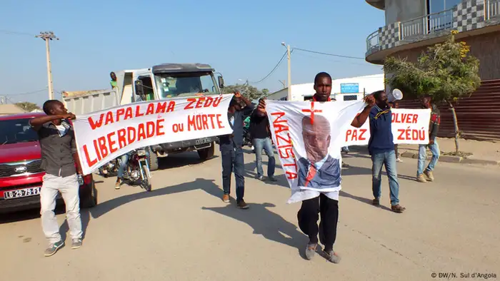 Protest in Benguela, Angola (DW/N. Sul d'Angola)