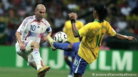 Ronaldinho und Zinedine Zidane