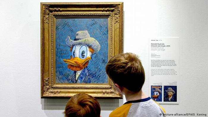 Van Gogh Museum in Amsterdam Donald Duck