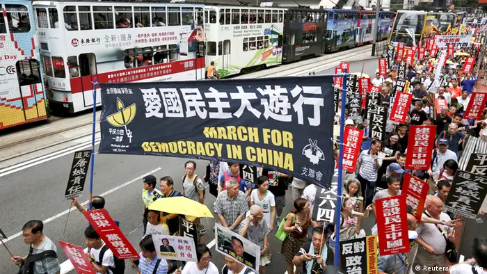Hong Kong Protest Demokratie