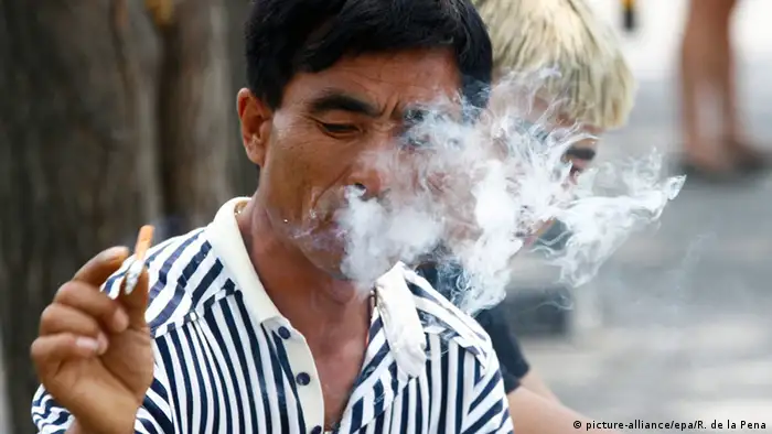 China Raucher Rauchen Gesundheit Weltnichtrauchertag