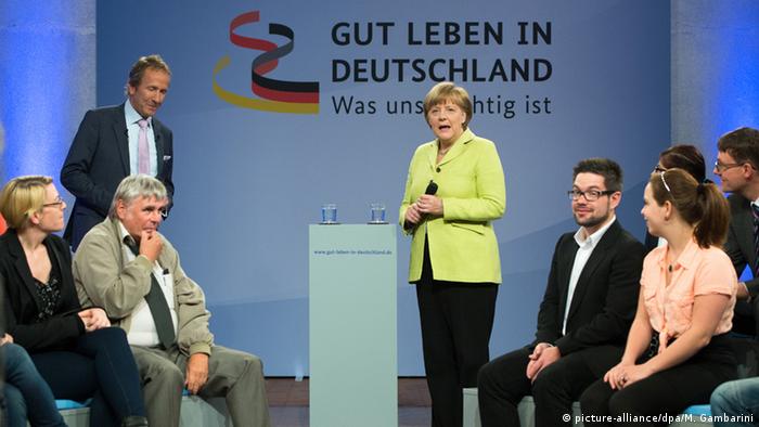 Deutschland Bürgerdialog mit Merkel (Foto: DPA)