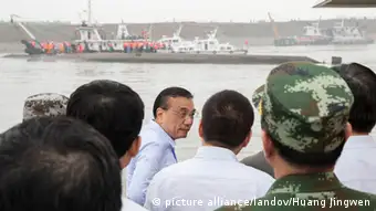 Schiffsunglück in China auf dem Jangtse
