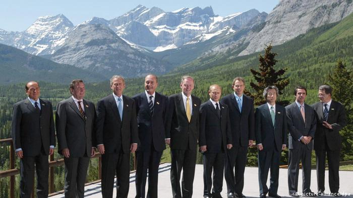 G8 Gipfel kanada Familienfoto