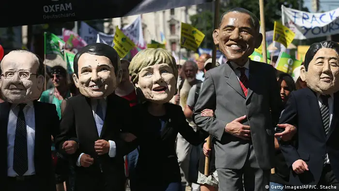 Deutschland München Anti G7 Gipfel Proteste
