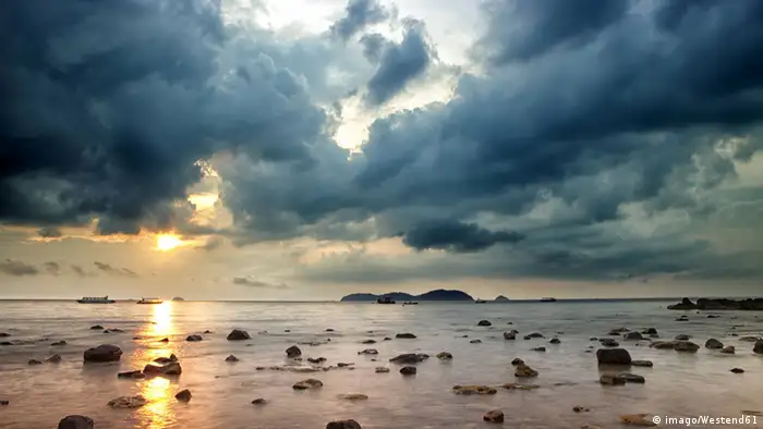 Sonnenuntergang im Südchinesischen Meer