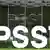 Logo vor der Zentrale des indonesischen Fußballverbands PSSI