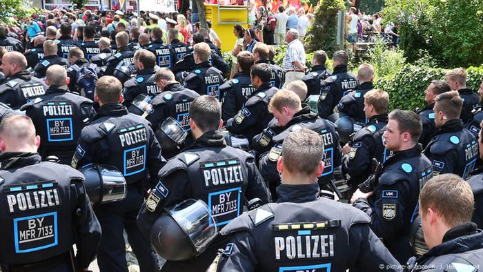 Großes Polizeiaufgebot in Garmisch