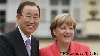 G7 Gipfel Schloss Elmau Merkel mit Ban Ki-Moon