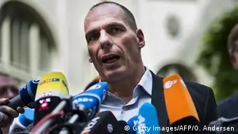 Griechischer Finanzminister Varoufakis in Berlin