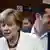 Germany's Chancellor Angela Merkel (L) and Greek Prime Minister Alexis Tsipras (R) during the European Union and of the Community of Latin American and Caribbean States (CELAC) summit in Brussels, Belgium, 10 June 2015.