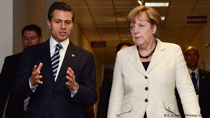 Brüssel Celac Gipfel Enrique Pena Nieto und Angela Merkel