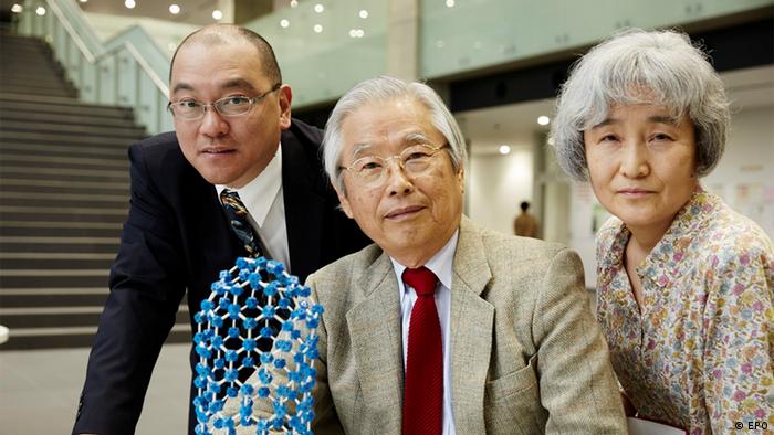 Bildergalerie EU Erfinderpreis Sumio Iijima, Akira Koshio, Masako Yudasaka
