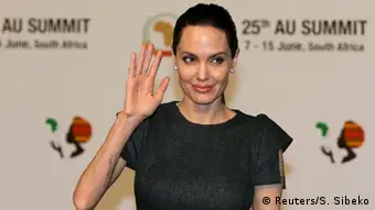 Südafrika Angelina Jolie beim AU Gipfel in Johannesburg