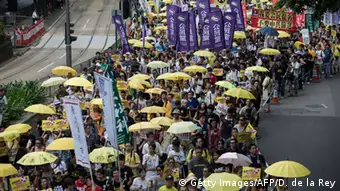 China Demonstration für Demokratie in Hongkong
