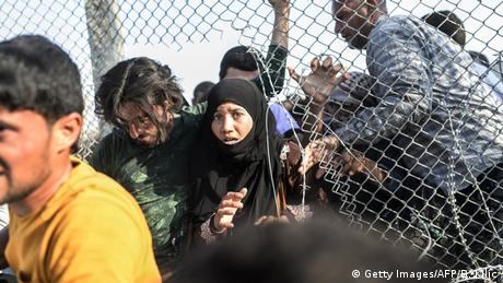 Flüchtlinge Grenzgebiet Türkei Syrien
