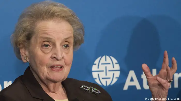 Madeleine Albright Ex-Außenministerin (Getty Images/AFP/S. Loeb)