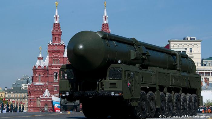 Moskau Russische Interkontinental Rakete Atomwaffen Russland