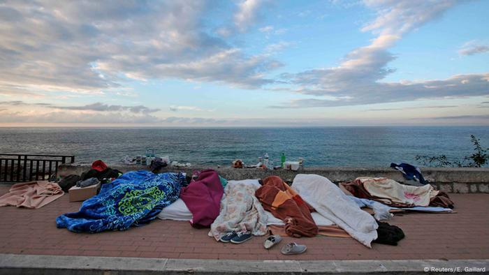 Italien Frankreich Grenze Flüchtlinge (Reuters/E. Gaillard)