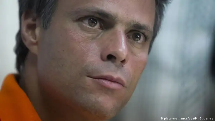 Leopoldo Lopez Hungerstreik (picture-alliance/dpa/M. Gutierrez)