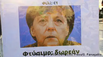 Griechenland Protest gegen Merkel
