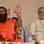 Indian yoga guru Baba Ramdev with PM Narednra Modi