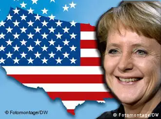 Merkel is visiting Washington for the first time as chancellor