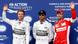 Lewis Hamilton (c.), Nico Rosberg (l.) and Sebastian Vettel (r.) share the podium after qualifying at the 2015 Austrian Grand Prix - Spielberg, Austria, June 20, 2015. Lewis Hamilton (c.), Nico Rosberg (l.) and Sebastian Vettel (r.) share the podium after qualifying at the 2015 Austrian Grand Prix - Spielberg, Austria, June 20, 2015.