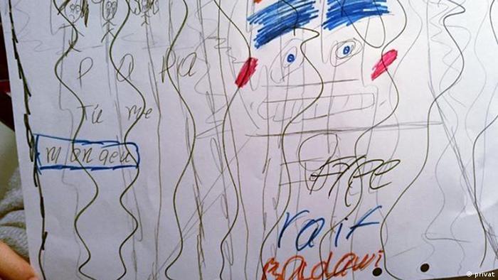Zeichnung der Kinder von Raif Badawi
