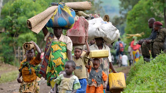 Population fuyant de nouveaux affrontements entre M23 et FARDC