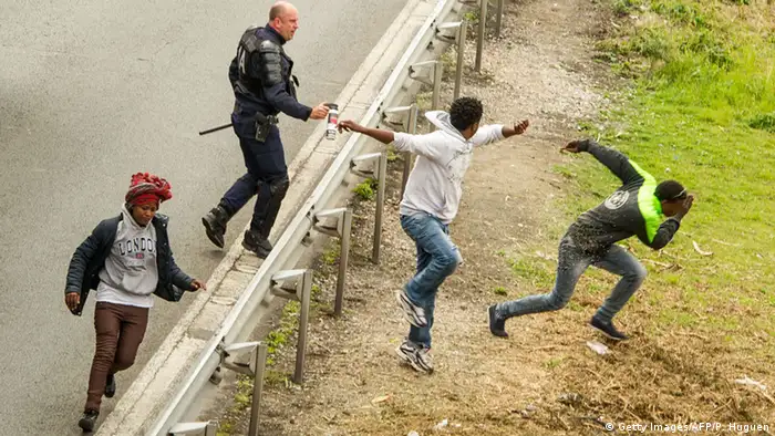 Frankreich Calais Streik
