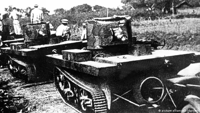 Chinesisch-japanischer Krieg - Panzer der chinesischen Armee