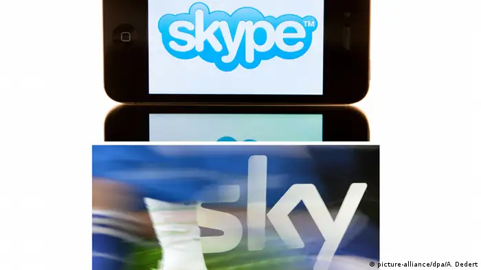 Bildergalerie Markenstreit Skype Sky