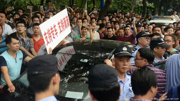 China Taxi App Proteste