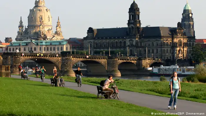 Bildergalerie der beliebtesten Radfernwege Elbe Dresden