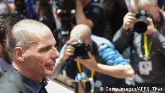 Brussels Eurogroup meeting, 27.6.2015. Varoufakis.