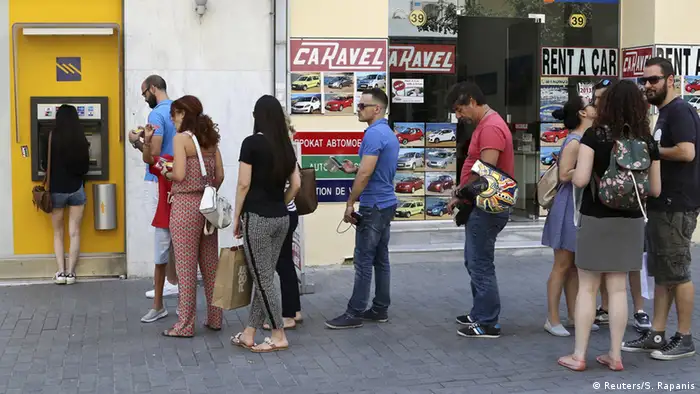 Griechenland Geld Geldautomat
