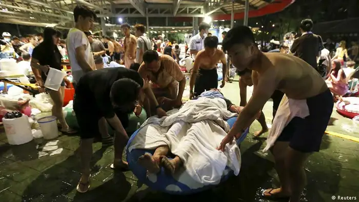 500 Verletzte bei Feuer und Explosion in Freizeitpark in Taiwan