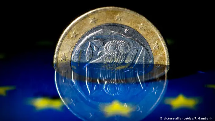Symbolbild Grexit Eurokrise Griechenland Euro