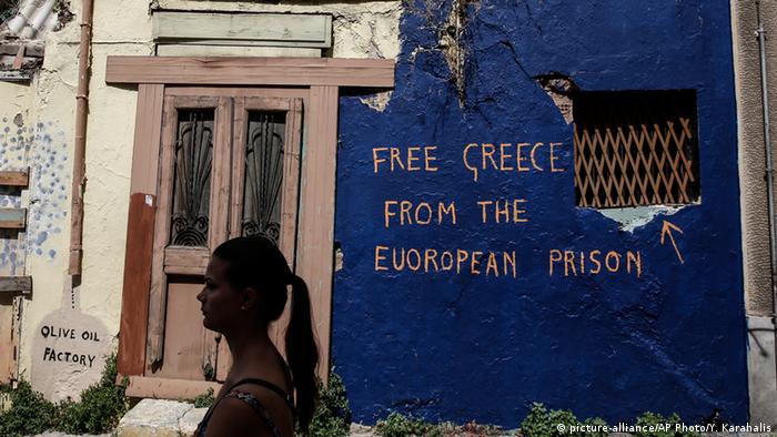 Griechenland Graffiti in Athen