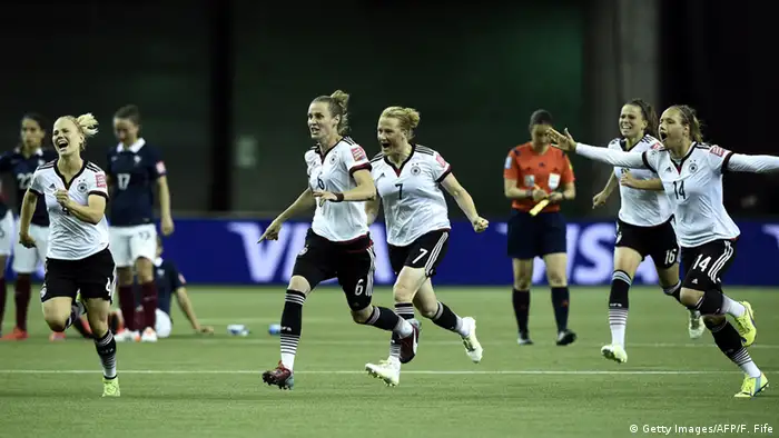 Deutschland vs Frankreich Frauenfußball