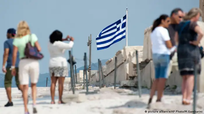 Touristen in Griechenland