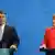 Deutschland Merkel und Gabriel PK im Bundeskanzleramt zur Griechenland-Krise