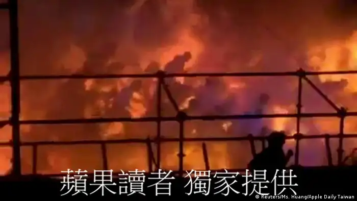 Taiwan Feuer und Explosion in Freizeitpark