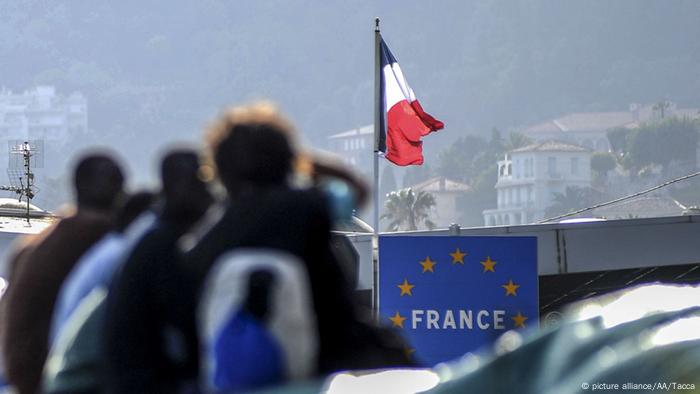 Italien Grenze Frankreich Ventimiglia Flüchtlinge (picture alliance/AA/Tacca)