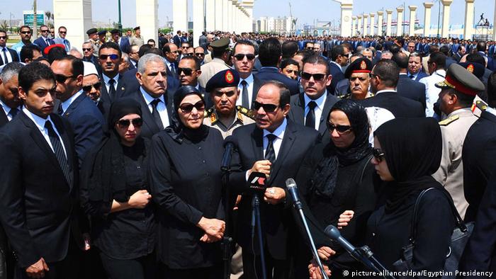 Beerdigung des Generalstaatsanwalt Ägyptens in Kairo Abdel Fattah al-Sisi 