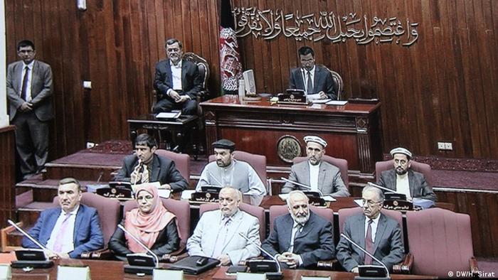 Afghanistan Parlamentssitzung
