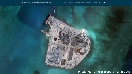 Satelitenaufnahmen Spratly-Inseln Asia Maritime Transparency Iniative