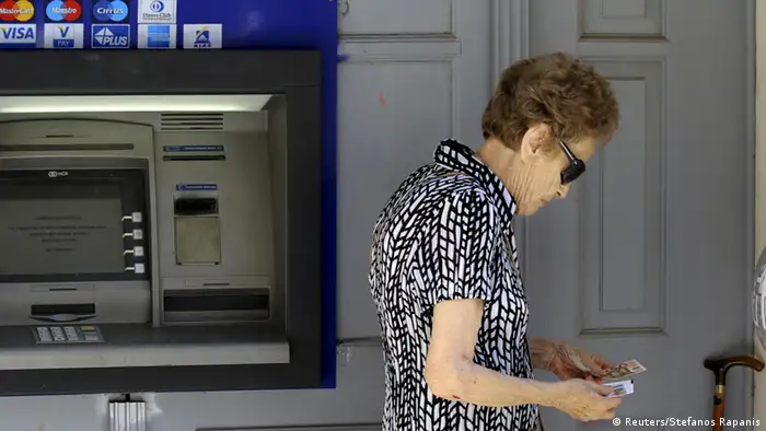 Griechenland Finanzkrise Bankautomat