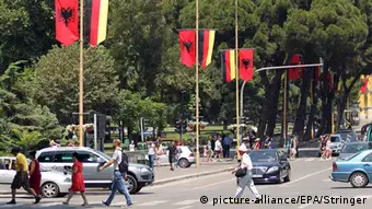 Albanien Tirana Besuch Angela Merkel